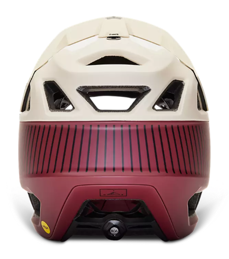 Fox Racing Proframe RS Mash Helmet in Bordeaux-4